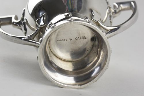 ARTS AND CRAFTS SILVER 2 HANDLED GOBLET - ADDITIONAL PHOTO 4