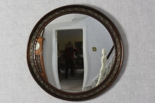 ARTS AND CRAFTS COPPER AND PEWTER MIRROR BY HUGH WALLIS OF ALTRINCHAM - ADDITIONAL PHOTO 1