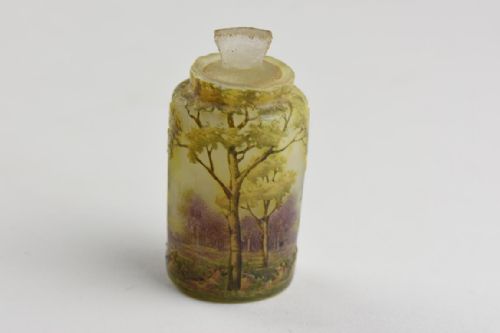 DAUM PAYSAGE DAUTOMNE AUTUMN LANDSCAPE FLACON OR PERFUME BOTTLE - ADDITIONAL PHOTO 1