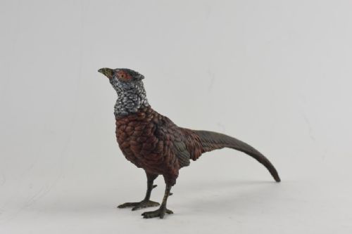 COLD PAINTED AUSTRIAN BRONZE FIGURE OF A PHEASANT - ADDITIONAL PHOTO 3