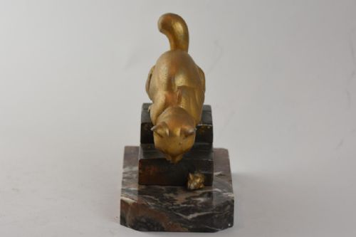 ART DECO CAT AND MOUSE BOOKENDS - ADDITIONAL PHOTO 8
