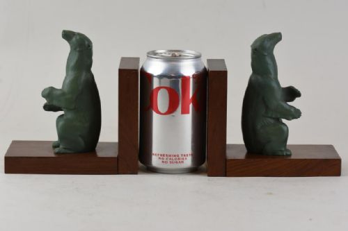 ART DECO BOOKENDS WITH BEARS - ADDITIONAL PHOTO 1