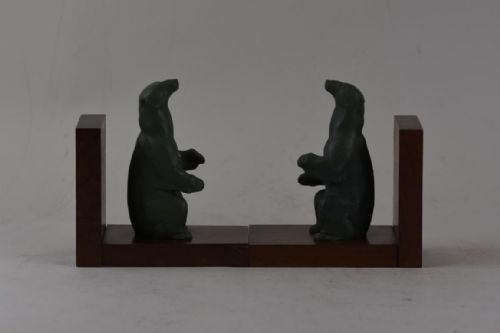 ART DECO BOOKENDS WITH BEARS - ADDITIONAL PHOTO 2