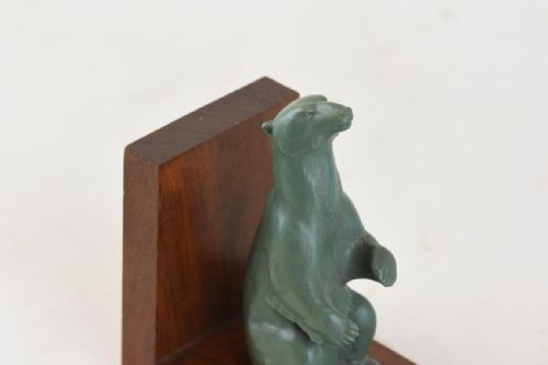 ART DECO BOOKENDS WITH BEARS - ADDITIONAL PHOTO 4