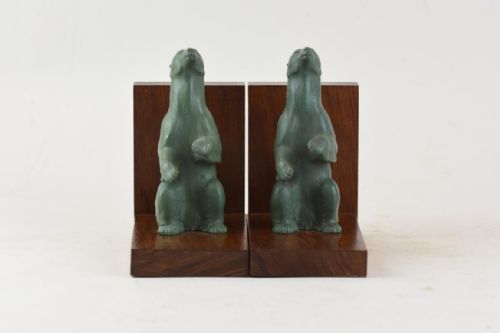 ART DECO BOOKENDS WITH BEARS - ADDITIONAL PHOTO 5