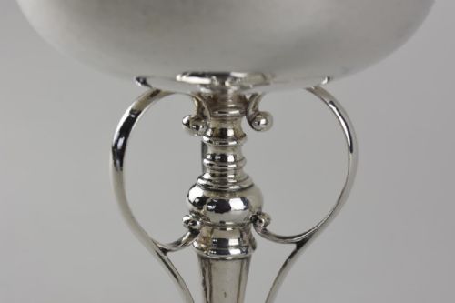 ARTS AND CRAFTS SILVER TAZZA BY JAMES DIXON - ADDITIONAL PHOTO 1