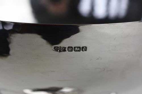 ARTS AND CRAFTS SILVER TAZZA BY JAMES DIXON - ADDITIONAL PHOTO 4