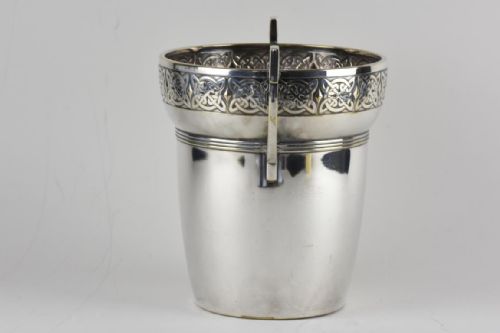 ART DECO 2 HANDLED CHAMPAGNE OR WINE COOLER IN SILVER PLATE BY WMF - ADDITIONAL PHOTO 2