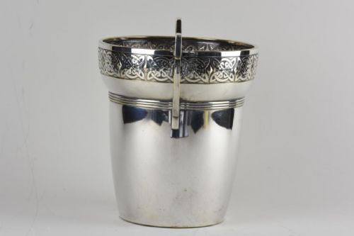 ART DECO 2 HANDLED CHAMPAGNE OR WINE COOLER IN SILVER PLATE BY WMF - ADDITIONAL PHOTO 3