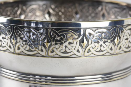 ART DECO 2 HANDLED CHAMPAGNE OR WINE COOLER IN SILVER PLATE BY WMF - ADDITIONAL PHOTO 5