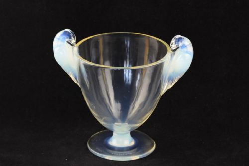 RENE LALIQUE OPALESCENT ORNIS VASE - ADDITIONAL PHOTO 4