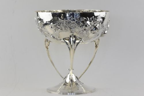 A LARGE SCOTTISH ARTS AND CRAFTS SILVER TAZZA - ADDITIONAL PHOTO 3
