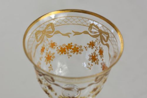 ART NOUVEAU HOCK GLASSES BY JOSEPHINENHUTTE - ADDITIONAL PHOTO 3