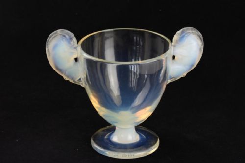 RENE LALIQUE BELIERS OPALESCENT GLASS VASE - ADDITIONAL PHOTO 2