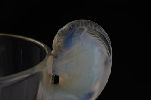 RENE LALIQUE BELIERS OPALESCENT GLASS VASE - ADDITIONAL PHOTO 4
