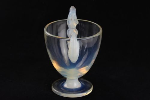 RENE LALIQUE BELIERS OPALESCENT GLASS VASE - ADDITIONAL PHOTO 5
