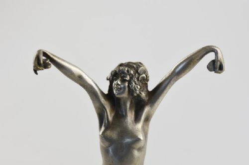 ART DECO BRONZE FIGURE ANDALUSIAN CLAIRE JEANNE ROBERTE COLINET - ADDITIONAL PHOTO 2