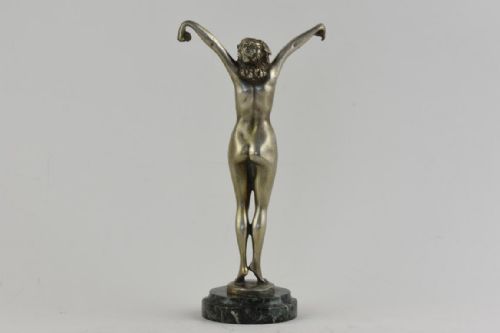 ART DECO BRONZE FIGURE ANDALUSIAN CLAIRE JEANNE ROBERTE COLINET - ADDITIONAL PHOTO 4