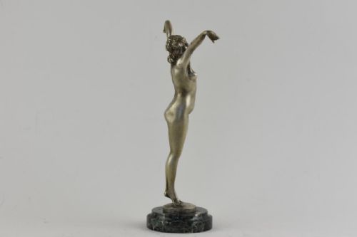 ART DECO BRONZE FIGURE ANDALUSIAN CLAIRE JEANNE ROBERTE COLINET - ADDITIONAL PHOTO 5
