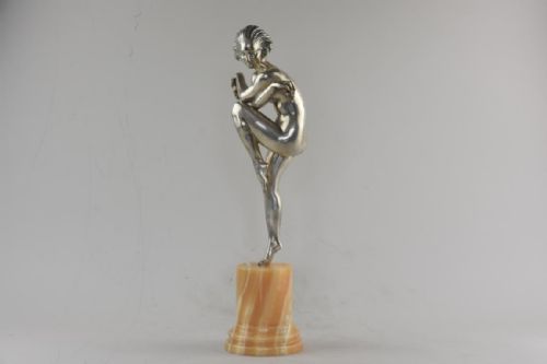 ART DECO BACCHIC DANCER PIERRE LE FAGUAYS - ADDITIONAL PHOTO 4