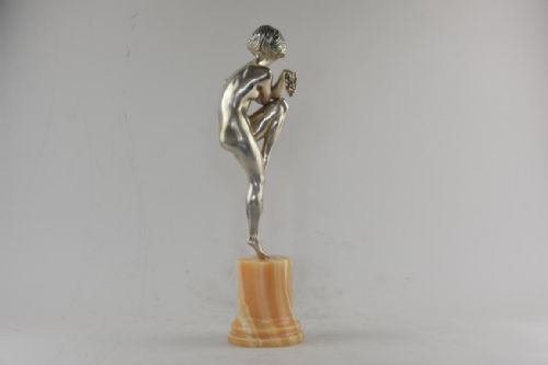 ART DECO BACCHIC DANCER PIERRE LE FAGUAYS - ADDITIONAL PHOTO 5