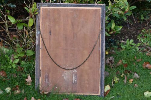 ARTS AND CRAFTS COPPER MIRROR DECORATED WITH A DESIGN OF LINKED SCROLLS - ADDITIONAL PHOTO 2