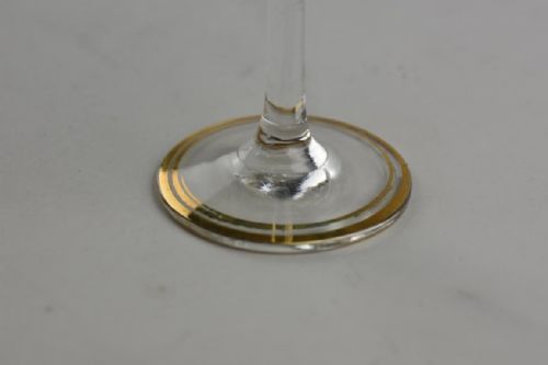 ART NOUVEAU BOHEMIAN ENAMELLED GLASS DECANTER AND 4 MATCHING GLASSES - ADDITIONAL PHOTO 9