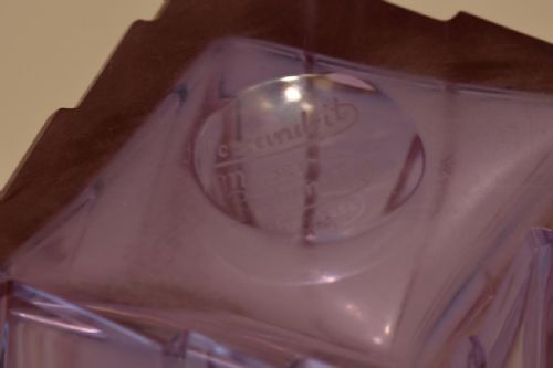 ART DECO ALEXANDRITE GLASS DECANTER BY MOSER - ADDITIONAL PHOTO 2