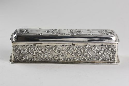 ART NOUVEAU SILVER BOX BY WILLIAM HUTTON - ADDITIONAL PHOTO 2