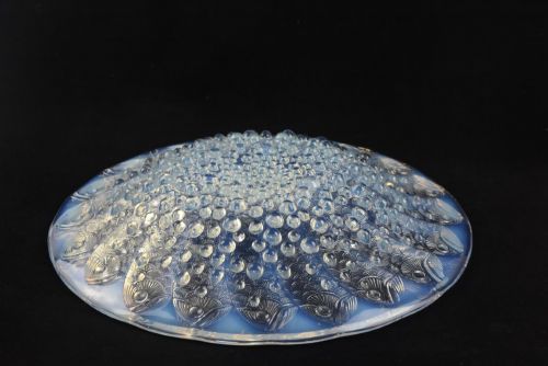 RENE LALIQUE OPALESCENT GLASS 'ROSCOFF' COUPE OUVERTE - ADDITIONAL PHOTO 1