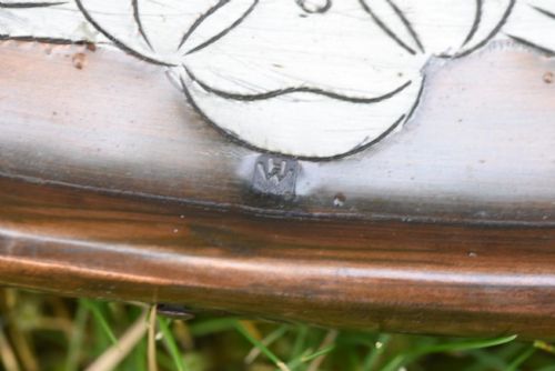 ARTS AND CRAFTS COPPER AND PEWTER MIRROR BY HUGH WALLIS OF ALTRINCHAM - ADDITIONAL PHOTO 3
