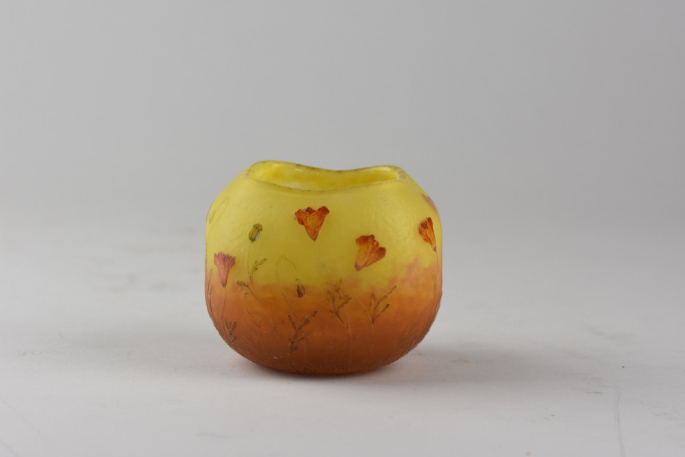 Daum Poppies vase