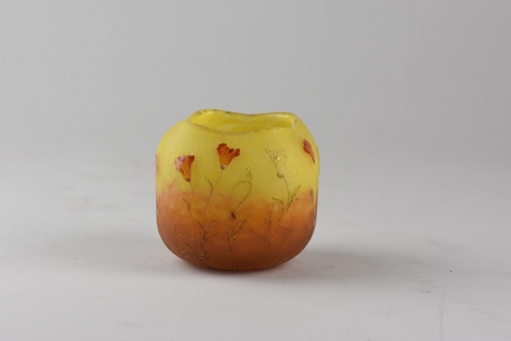 Daum Poppies vase View II