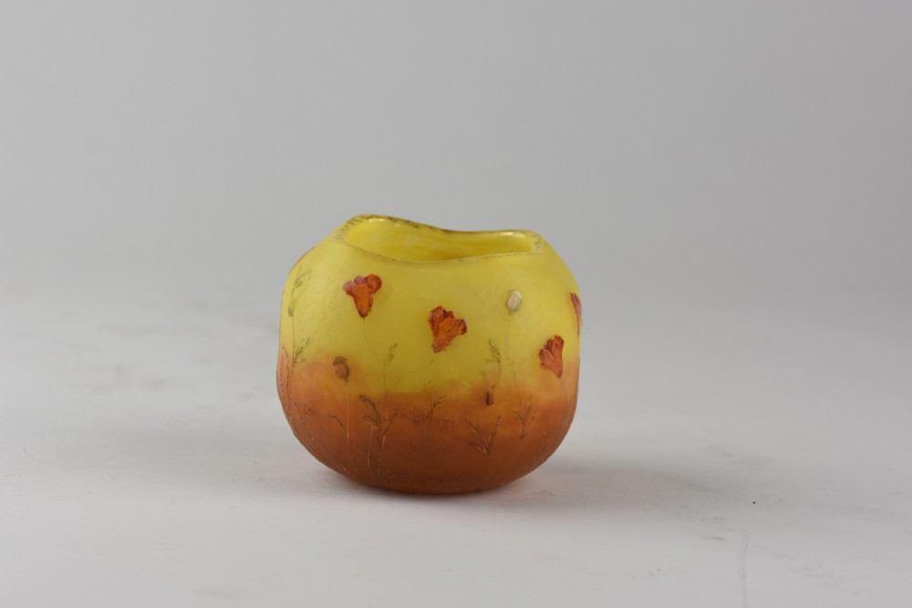 Daum Poppies vase View III