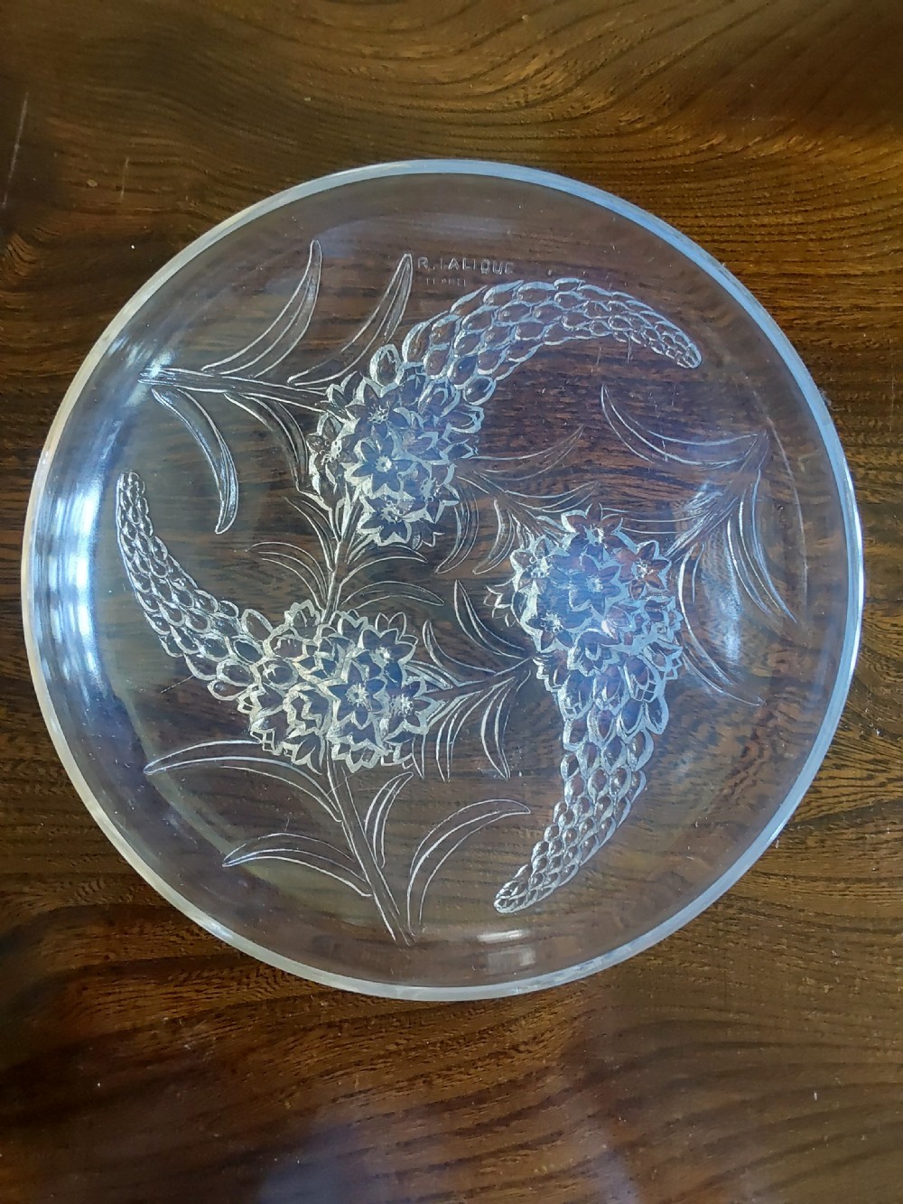 Rene Lalique Veronique shallow bowl