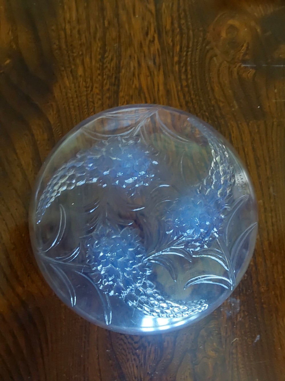 Rene Lalique Veronique shallow bowl View IV