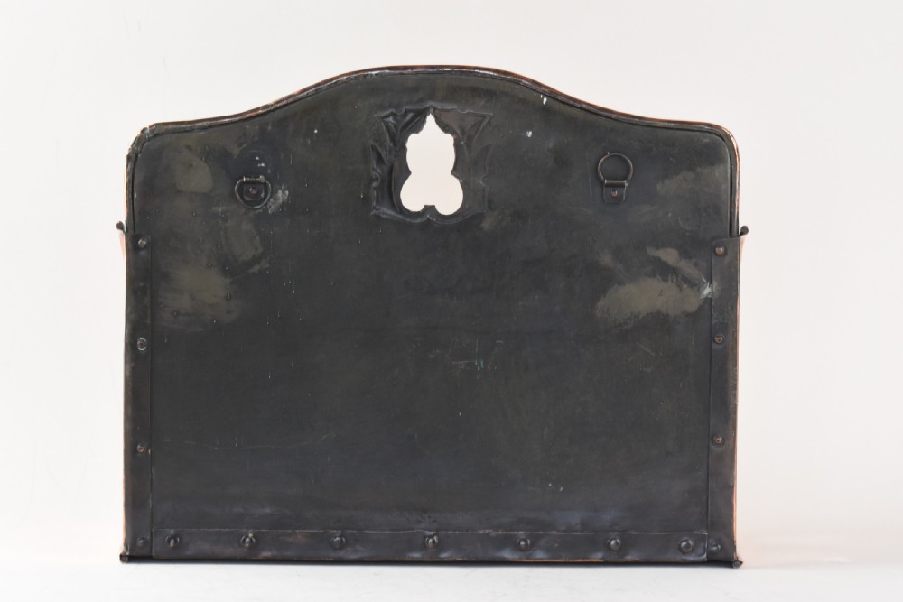 Arts and Crafts Copper Newspaper holder by Keswick School of Industrial Arts View III