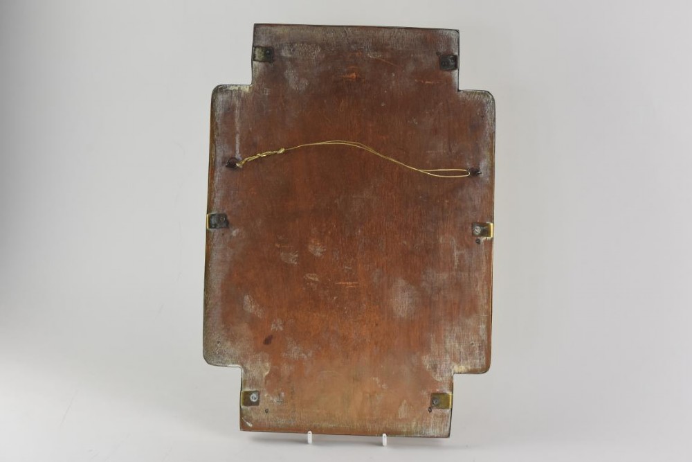 Scottish Arts and Crafts brass mirror. View IV