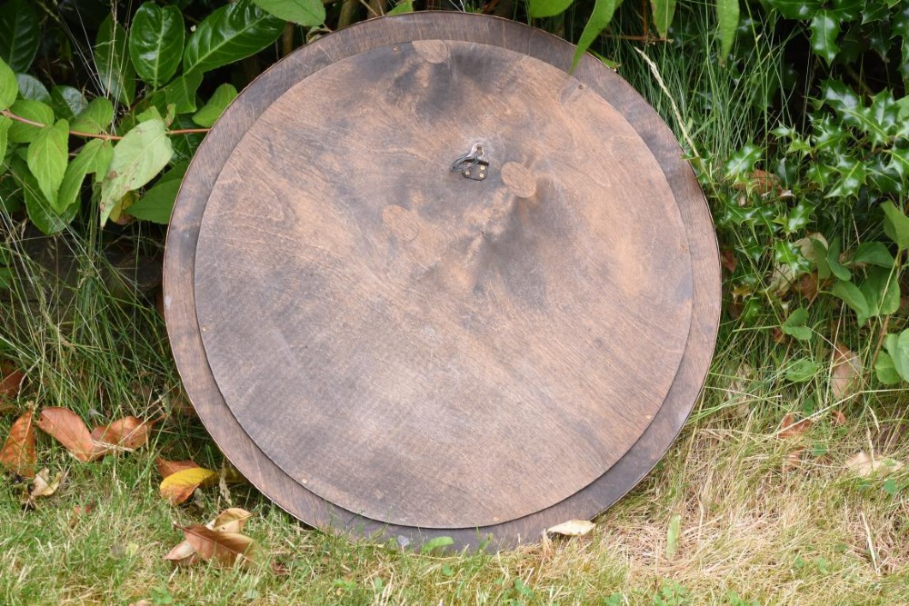 Arts and Crafts Copper and Pewter mirror by Hugh Wallis of Altrincham View III