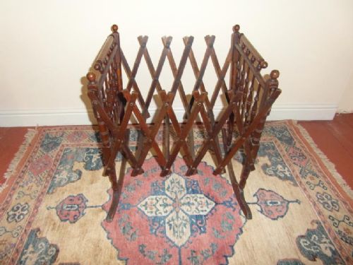 ANTIQUE MAHOGANY METAMORPHIC COT