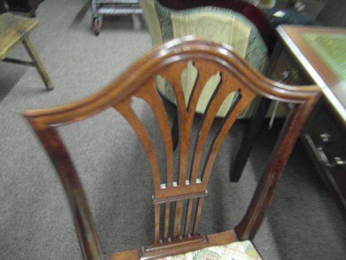 PAIR OF QUALITY GEORGIAN DINING CHAIRS - ADDITIONAL PHOTO 4