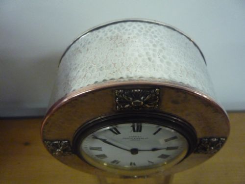 PEWTER CLOCK IN MANOR OF ARCHIBALD KNOX - ADDITIONAL PHOTO 5