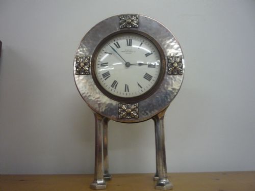PEWTER CLOCK IN MANOR OF ARCHIBALD KNOX - ADDITIONAL PHOTO 9