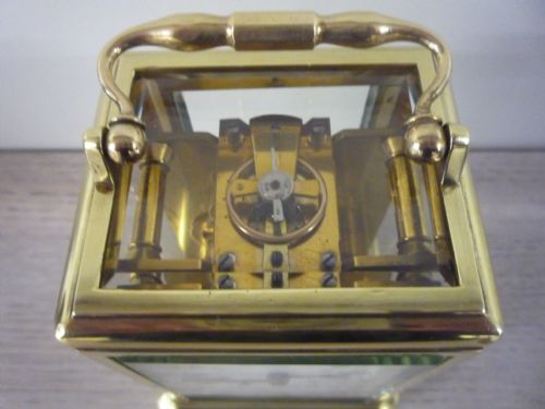 FRENCH ONE PIECE GORGE CASE CARRIAGE CLOCK - ADDITIONAL PHOTO 3