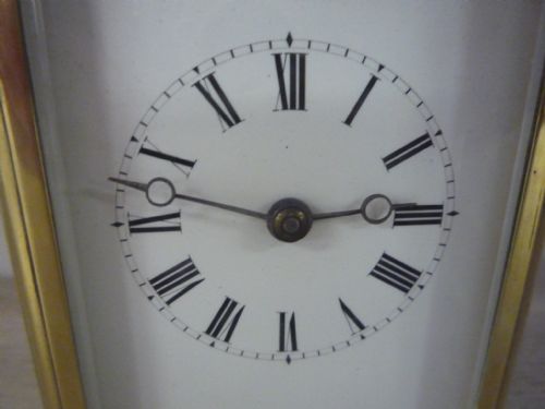FRENCH ONE PIECE GORGE CASE CARRIAGE CLOCK - ADDITIONAL PHOTO 6