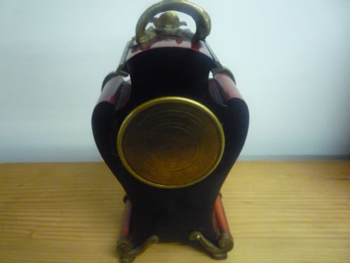 FRENCH RED TORTOISESHELL PETITE MANTEL CLOCK 8 DAY - ADDITIONAL PHOTO 8