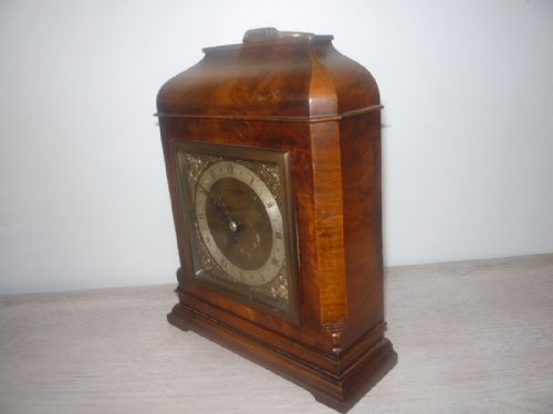 ELLIOTT WALNUT CASED MANTEL CLOCK 8 DAY - ADDITIONAL PHOTO 2