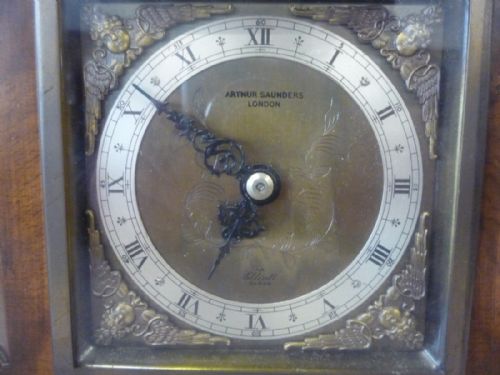 ELLIOTT WALNUT CASED MANTEL CLOCK 8 DAY - ADDITIONAL PHOTO 3