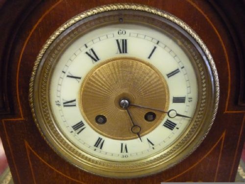 VICTORIAN 8 DAY MANTEL CLOCK - ADDITIONAL PHOTO 1