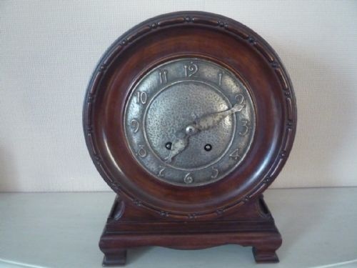 large drum art nouveau mantel clock - CATEGORY: ANTIQUE CLOCKS - DATED 1910